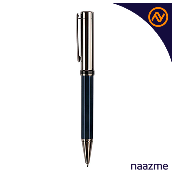 two combi metal pen blue